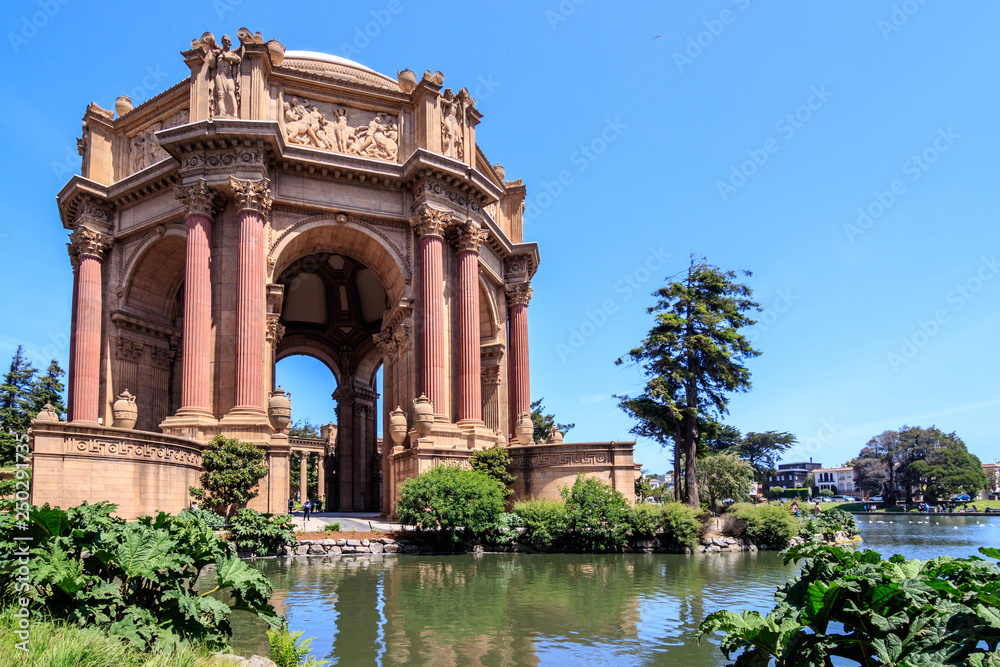 The Palace of Fine Arts is one of San Francisco's architectural landmarks