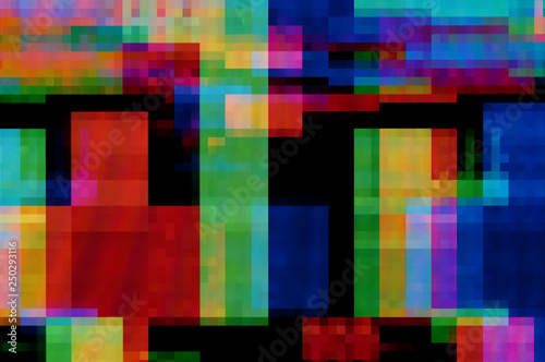 Pixel pattern of a digital glitch / Abstract background, pattern of a digital glitch.