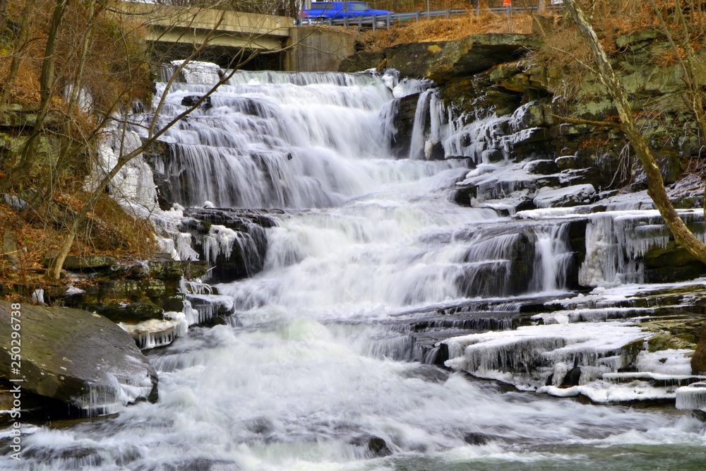 waterfall in the woods