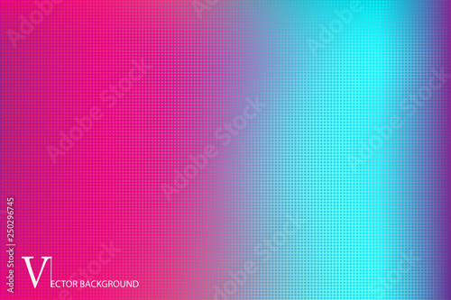 Abstract blurred gradient mesh background in bright rainbow colors. Colorful smooth banner template. Easy editable soft colored vector illustration in EPS8 without transparency.