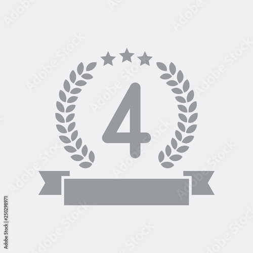 Fourth place winner icon