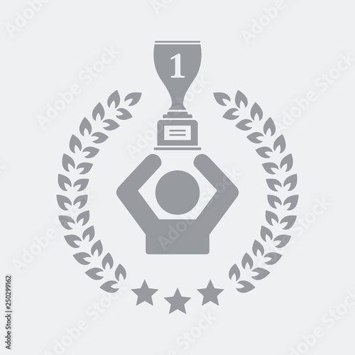 First place winner cup icon