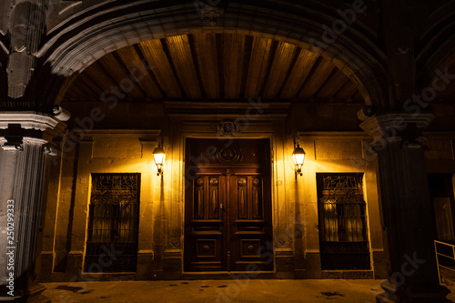 A door in Queretaro s historic Downtown