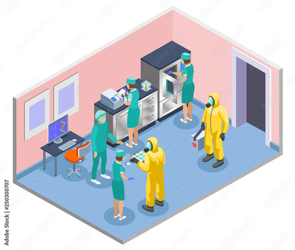 Microbiology Isometric Composition