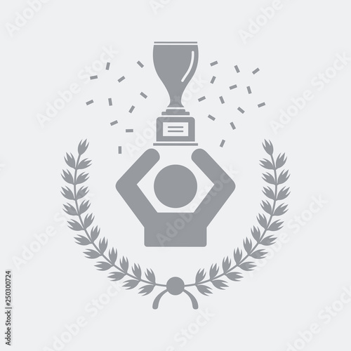 First place winner cup icon