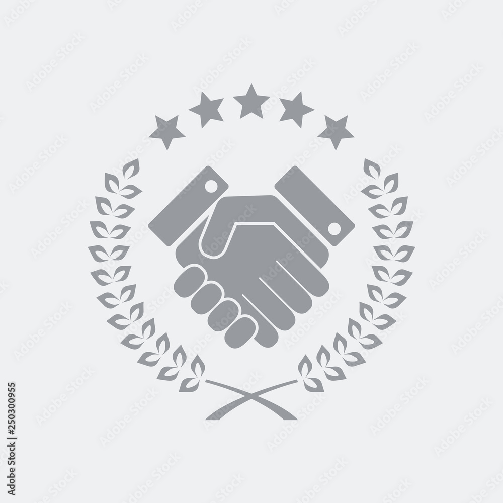 Official agreemet symbol icon Official agreemet symbol icon