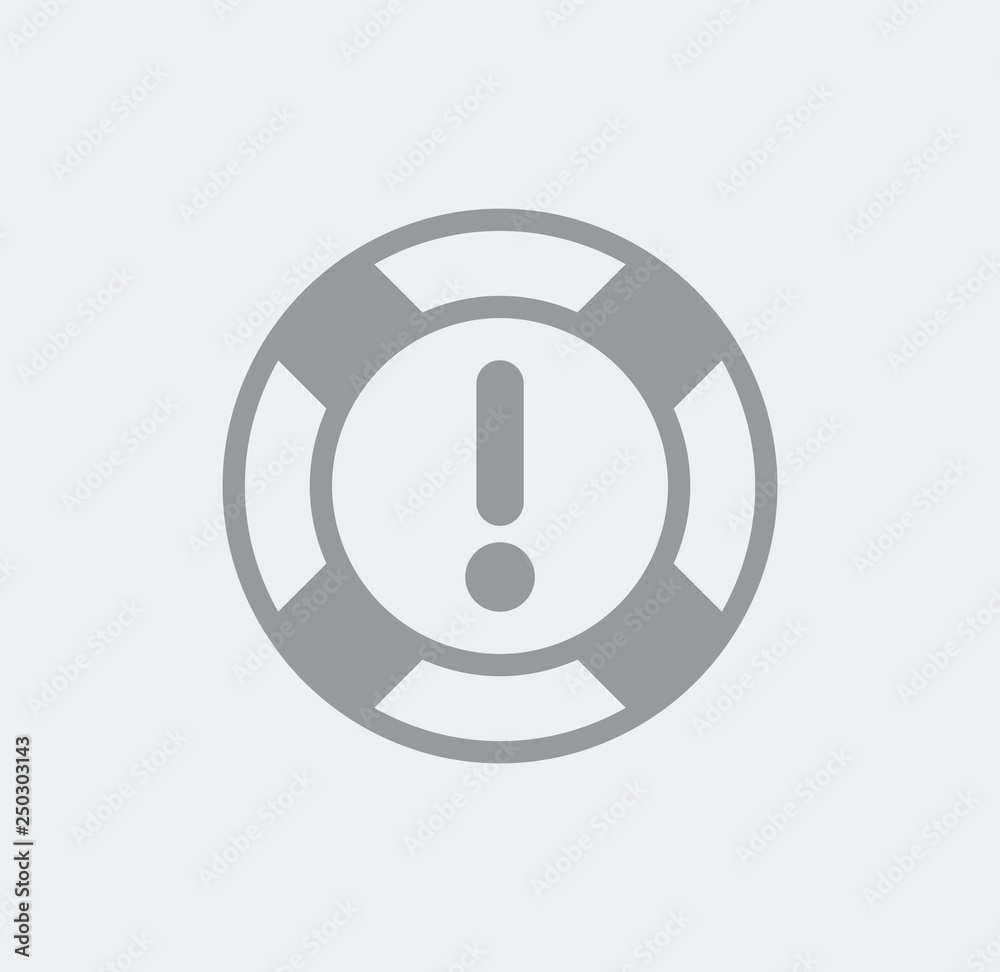 Lifebuoy assistance concept icon Lifebuoy assistance concept icon