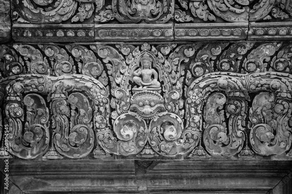 Schnitzerei Angkor Wat