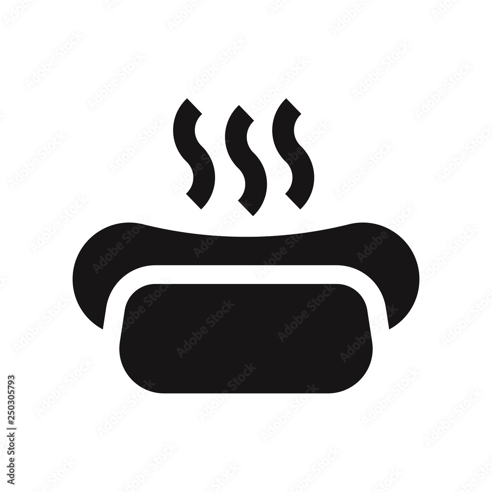 Hot-dog vector icon Hot-dog vector icon