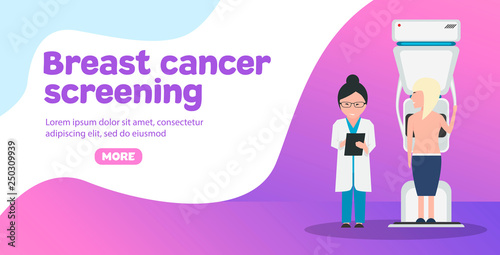 Breast cancer screening banner
