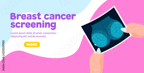 Breast cancer screening banner