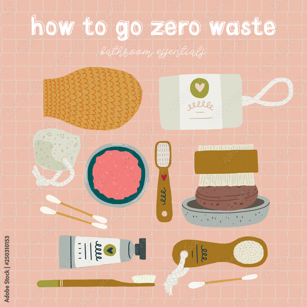 How to zero waste illustrated kit