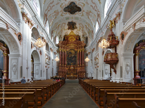 interior of the church