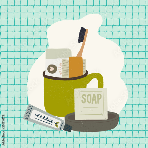 Wero waste bathroom illustration