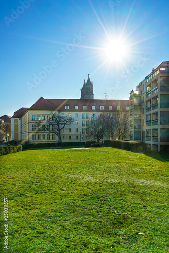 Mehrfamilienhäuser im Domviertel in Magdeburg
