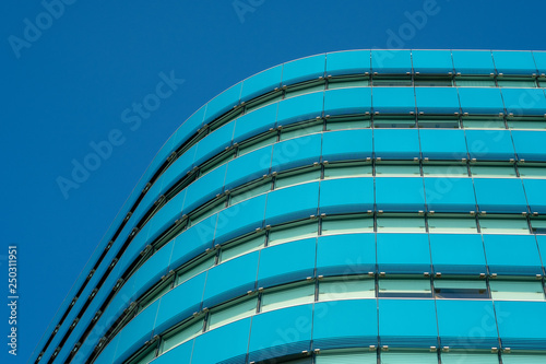 modern building with blue sky in london (ID: 250311951)
