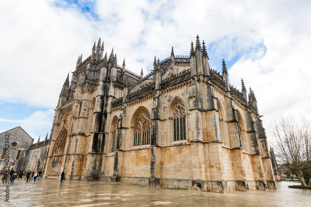 The Monastery of Santa Maria da Vitoria in Batalha, one of the most important Gothic places in Portugal. A World Heritage Site since 1983