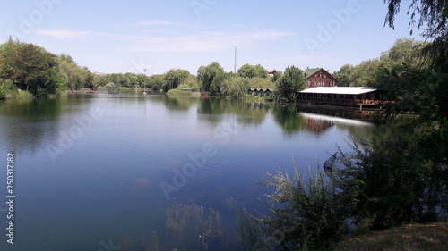 lake in park