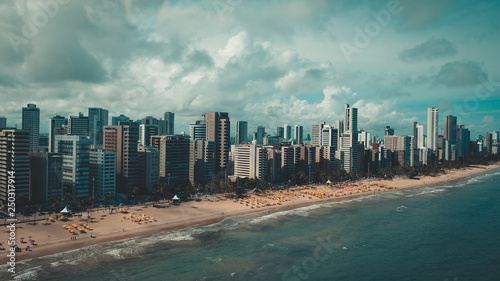 Drone Praia/Cidade © Rafael