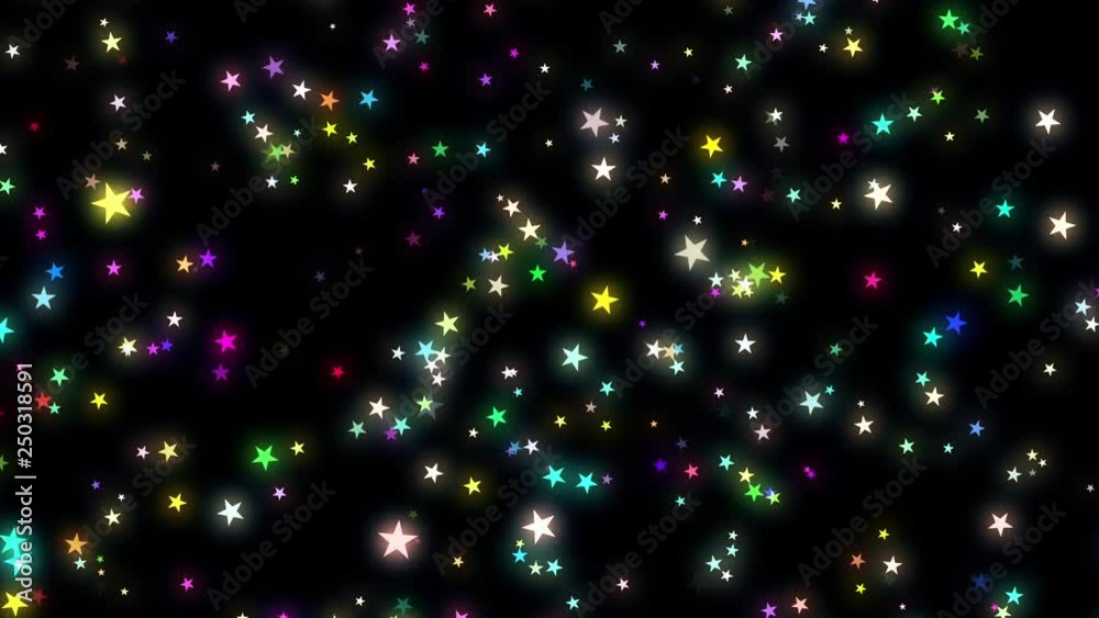 Rotating Starfield Five Pointed Stars Colorful Abstract Motion Background Loop 1 Rotating Starfield Five Pointed Stars Colorful Abstract Motion Background Loop 1