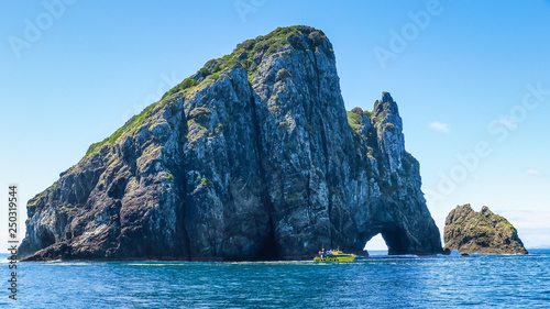 Bay of Islands in Paihia, cruising to the Hole in the Rock and with dolphins photo