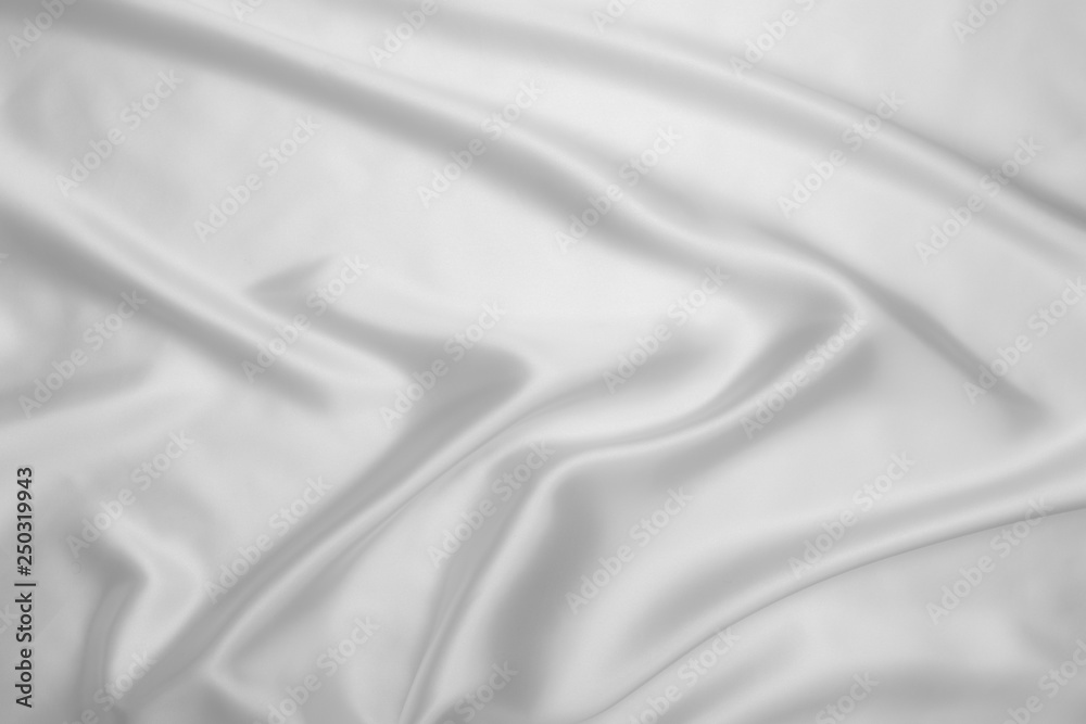 white abstract background luxury cloth or liquid wave or wavy folds of grunge silk texture satin velvet material or luxurious Christmas background or elegant wallpaper design, background