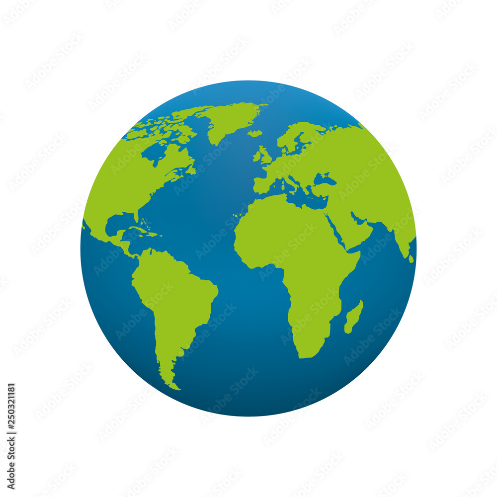 Obraz Earth planet. Vector illustration