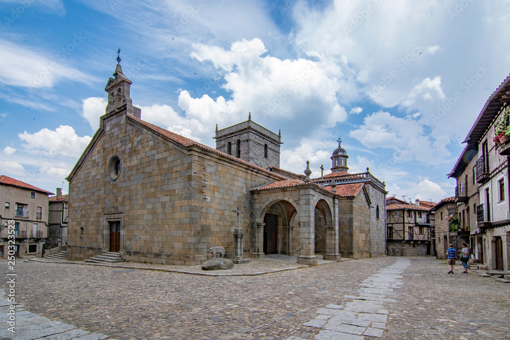 La Asuncion church, La Alberca, Salamanca province in Spain