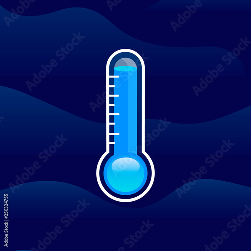 thermometer icon / logo
