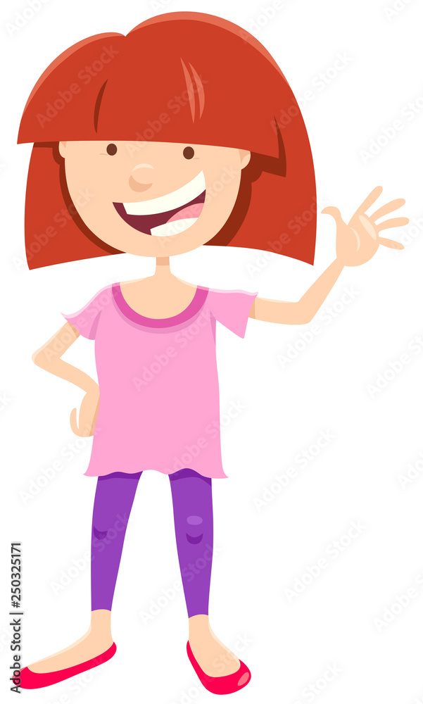 child or teen girl cartoon character child or teen girl cartoon character