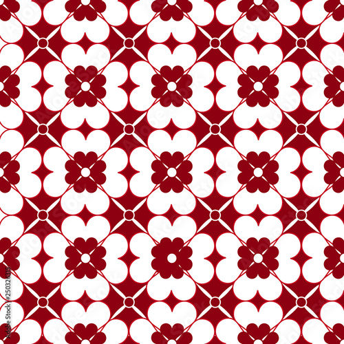 Star, flower, heart shape pattern
