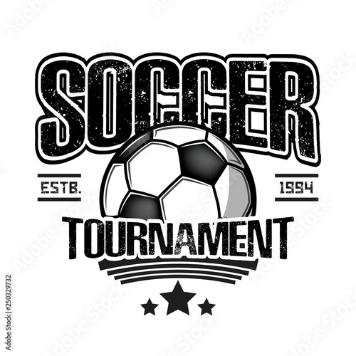 Soccer logo design template