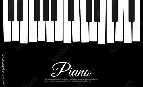 Piano vector background
