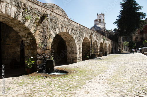 Bilde på lerret Santa María Regla Hacienda, a former mining hacienda in Huasca de Ocampo, Hidalg