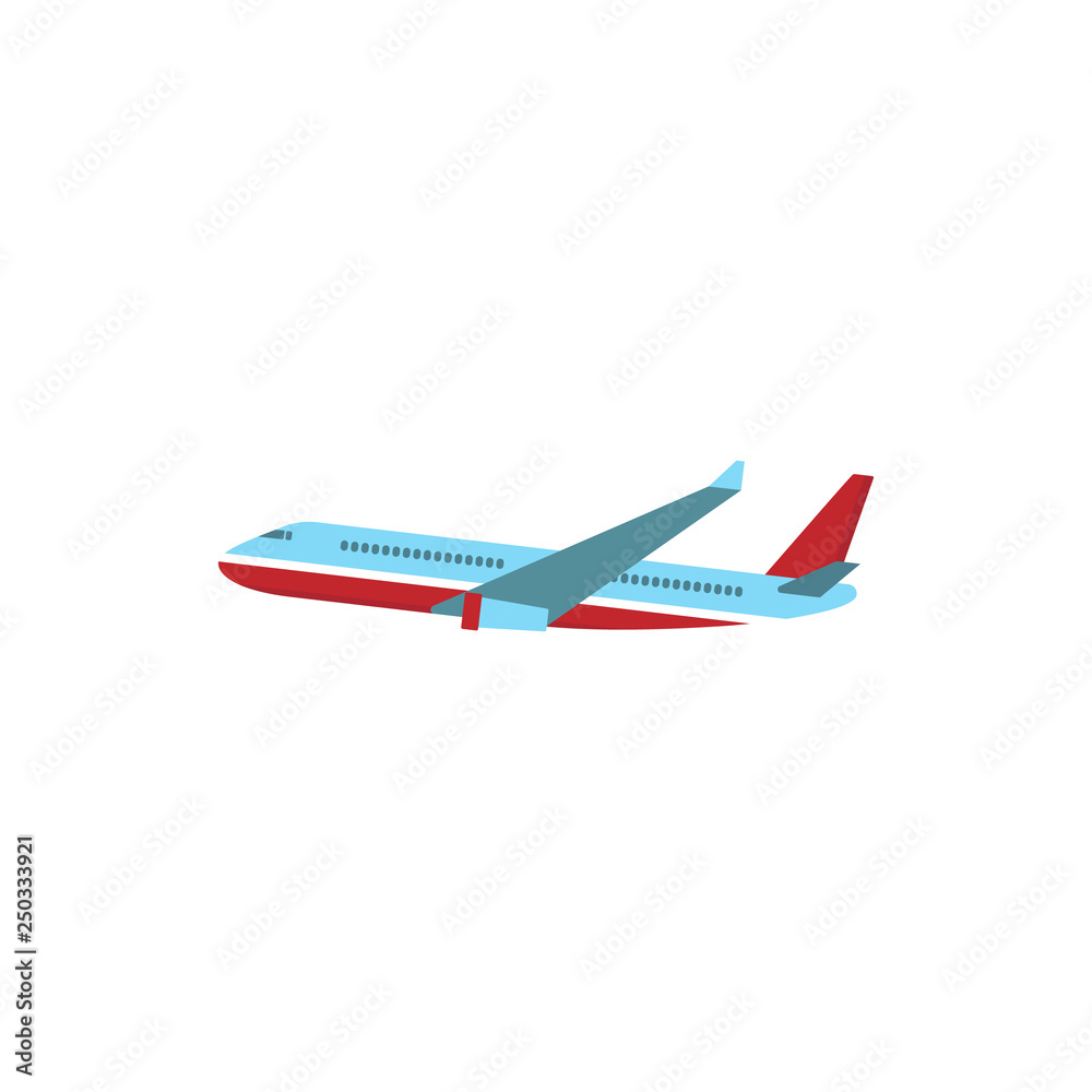 airplane color illustration
