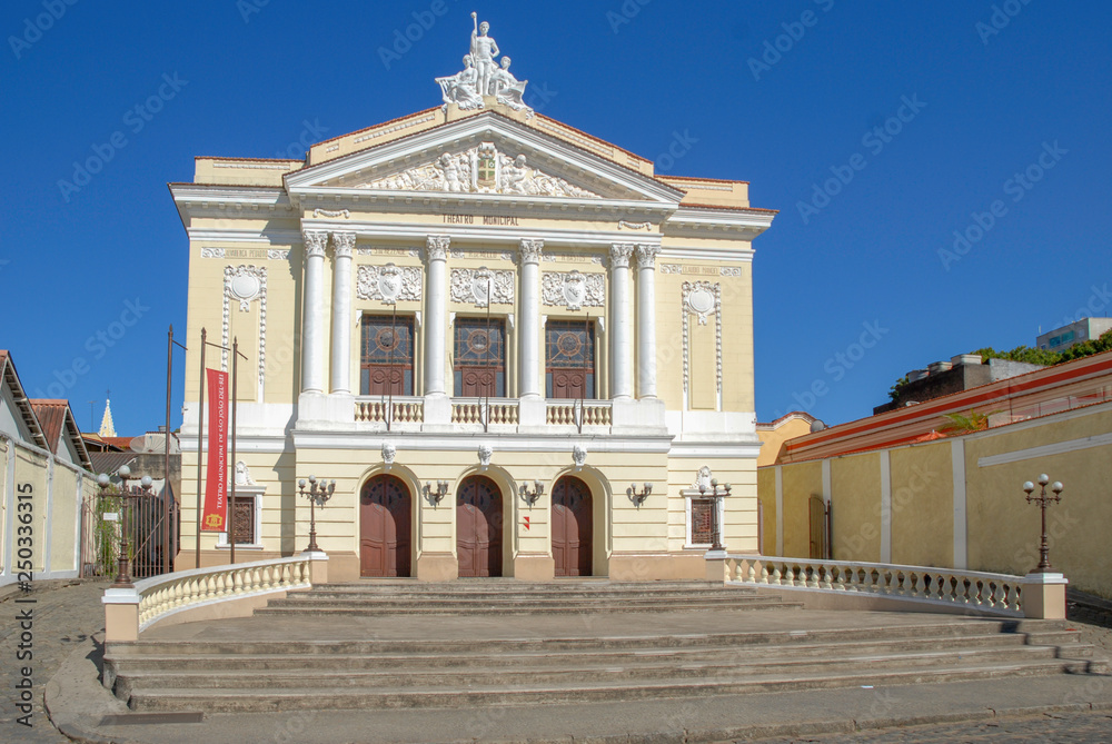 Fachada do Teatro Municipal de São João del Rey, Minas Gerais