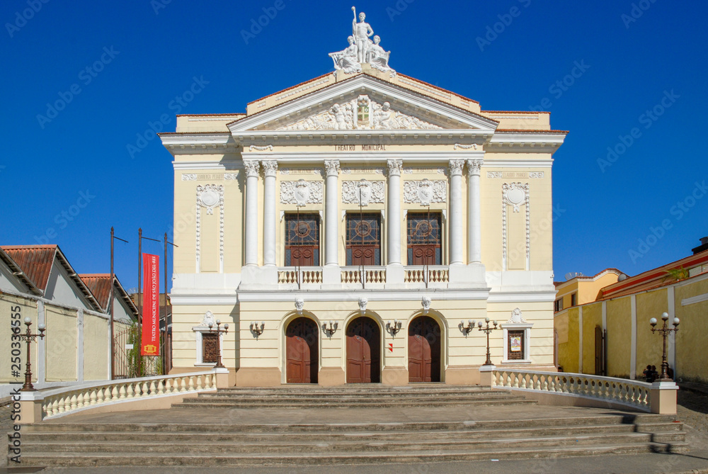 Fachada do Teatro Municipal de São João del Rey, Minas Gerais