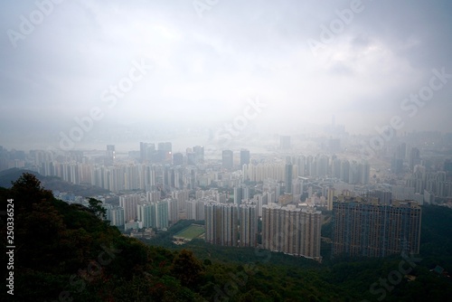 Hong Kong on a Cloudy Day
