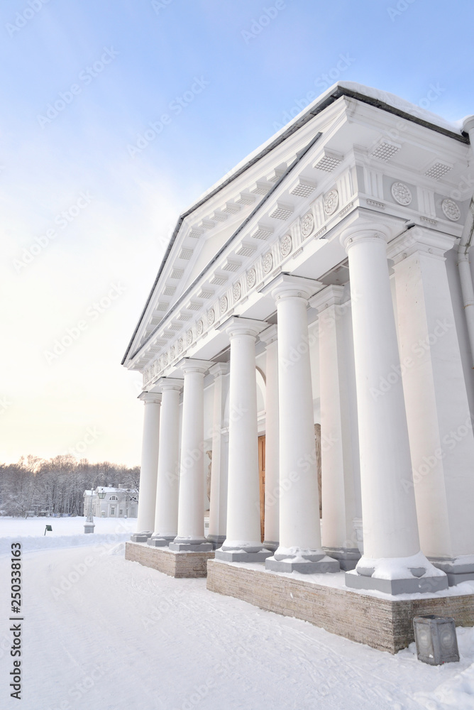 Fototapeta premium Kitchen building of Elagin Palace.