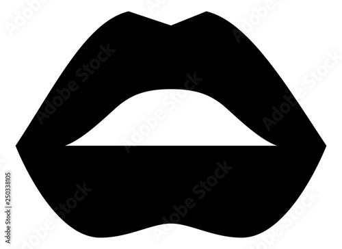 Female Lips Kiss Icon