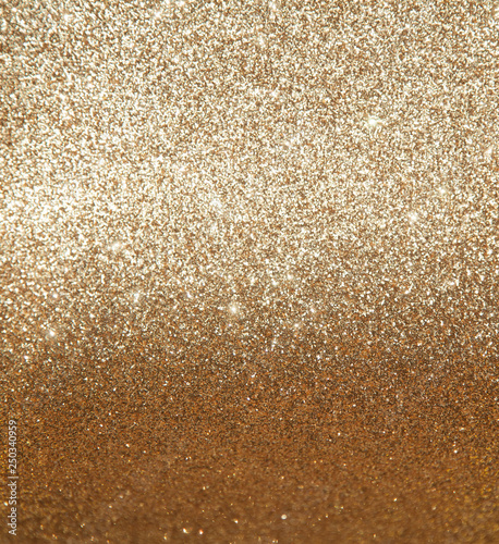 gold glitter texture abstract background. Bokeh circles for Christmas background