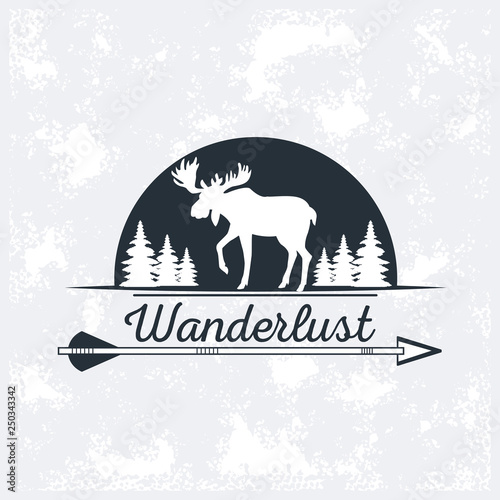 wanderlust adventure logo