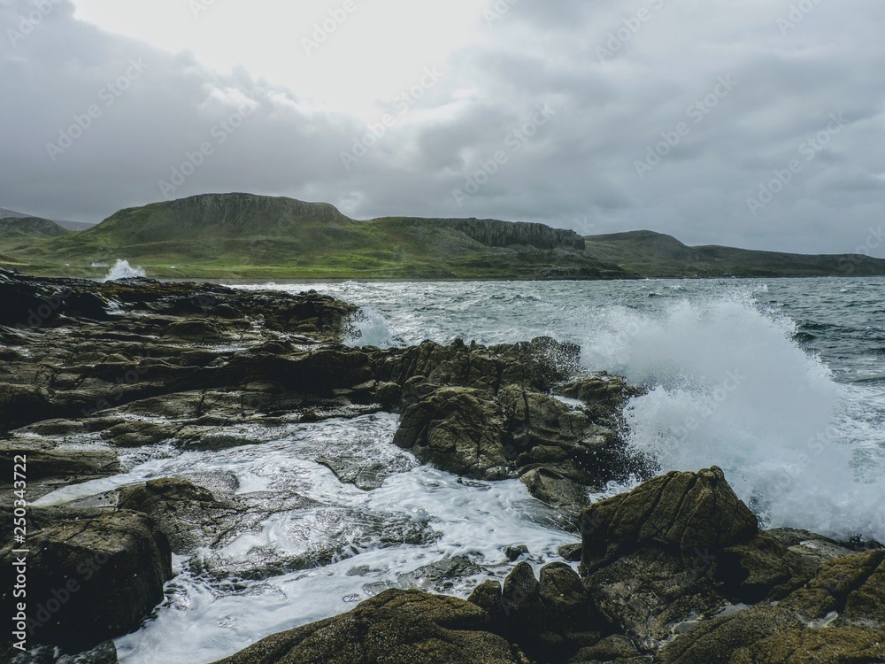 Crashing Waves on the Isle of Skye