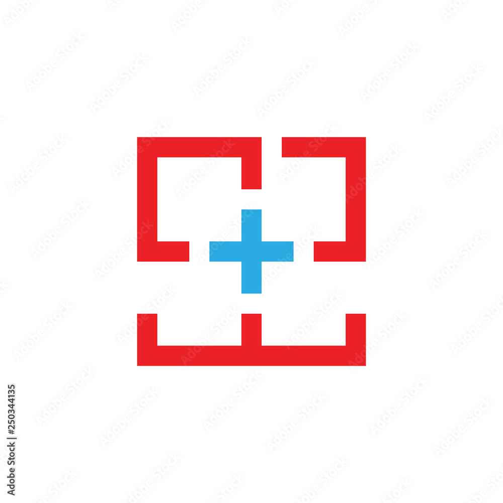 Number 92 with plus logo design Number 92 with plus logo design