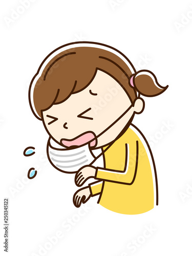 くしゃみ　女の子