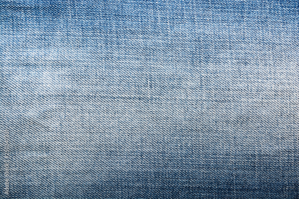 Shabby denim texture for background. Blue jeans 