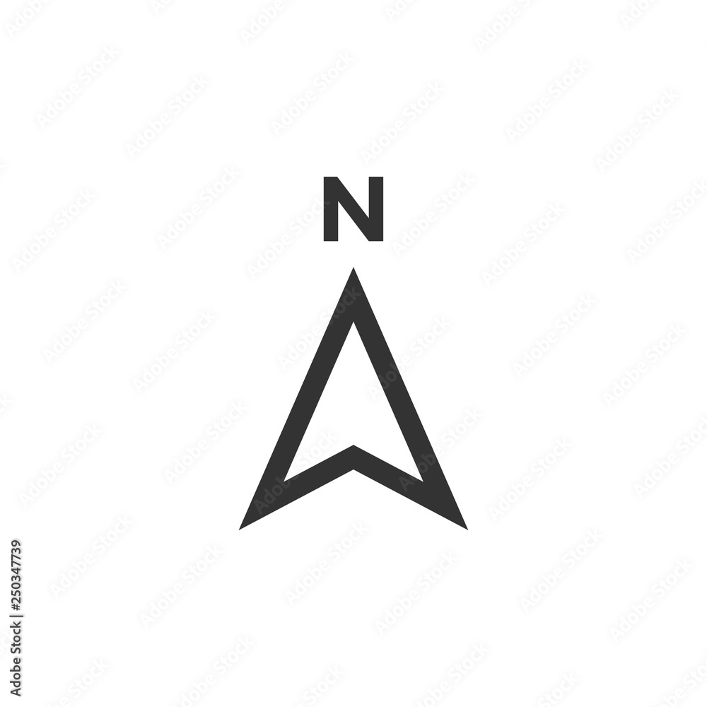 Compass icon design template vector isolated Compass icon design template vector isolated