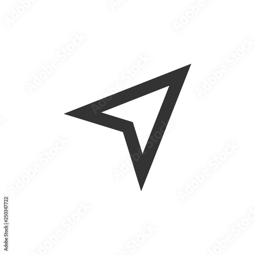 Compass icon design template vector isolated