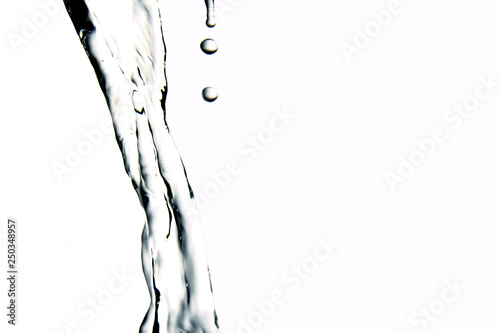 Cold water on plastic bottle