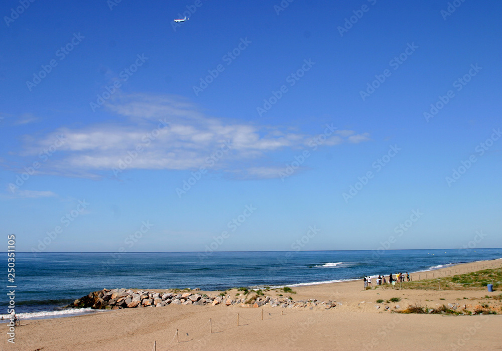 Delta del Llobregat. Natural Park in Barcelona. El Prat. Spain Delta del Llobregat. Natural Park in Barcelona. El Prat. Spain